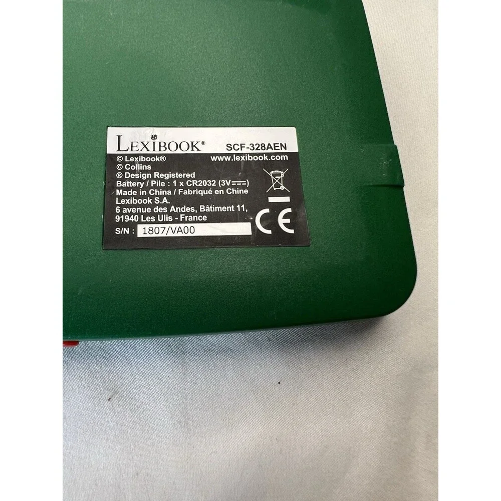 Electronic Lexibook Scrabble Dictionary Handheld 2x, Working, Read Below